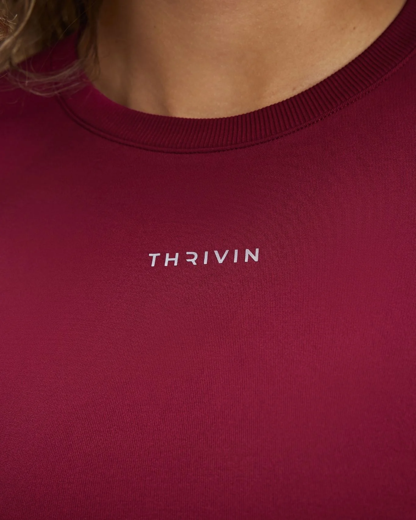 Elevate™ Compression Long Sleeve Top | Cherry Berry - Image 4