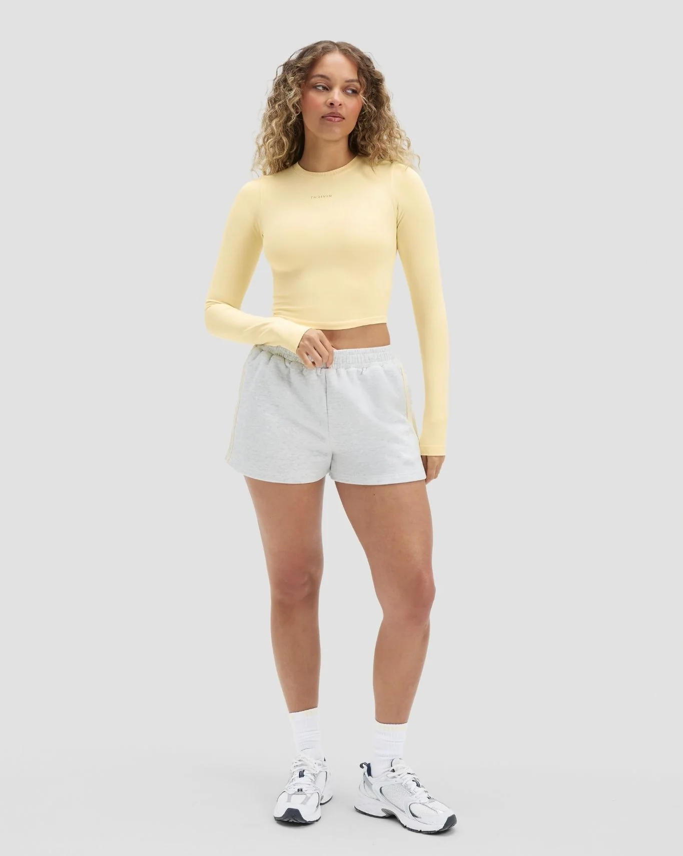 Elevate™ Compression Long Sleeve Top | Golden Butter - Image 5