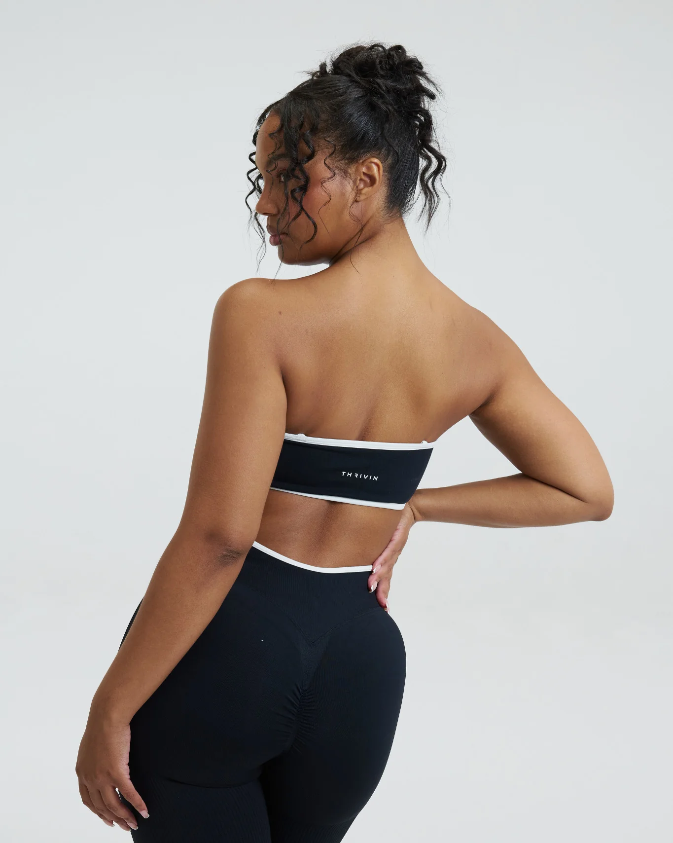 Elevate™ Outline Bandeau Bra | Night Black - Image 4