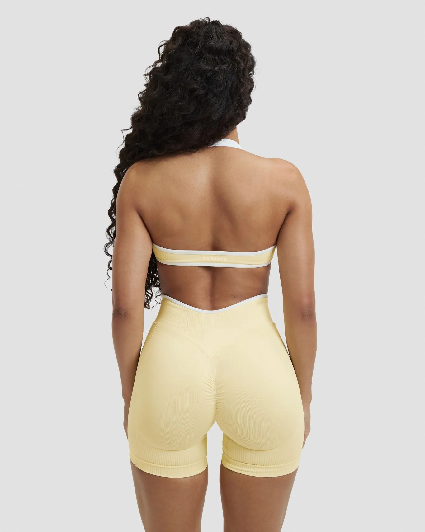 Elevate™ Outline Halterneck Bra | Golden Butter - Image 6