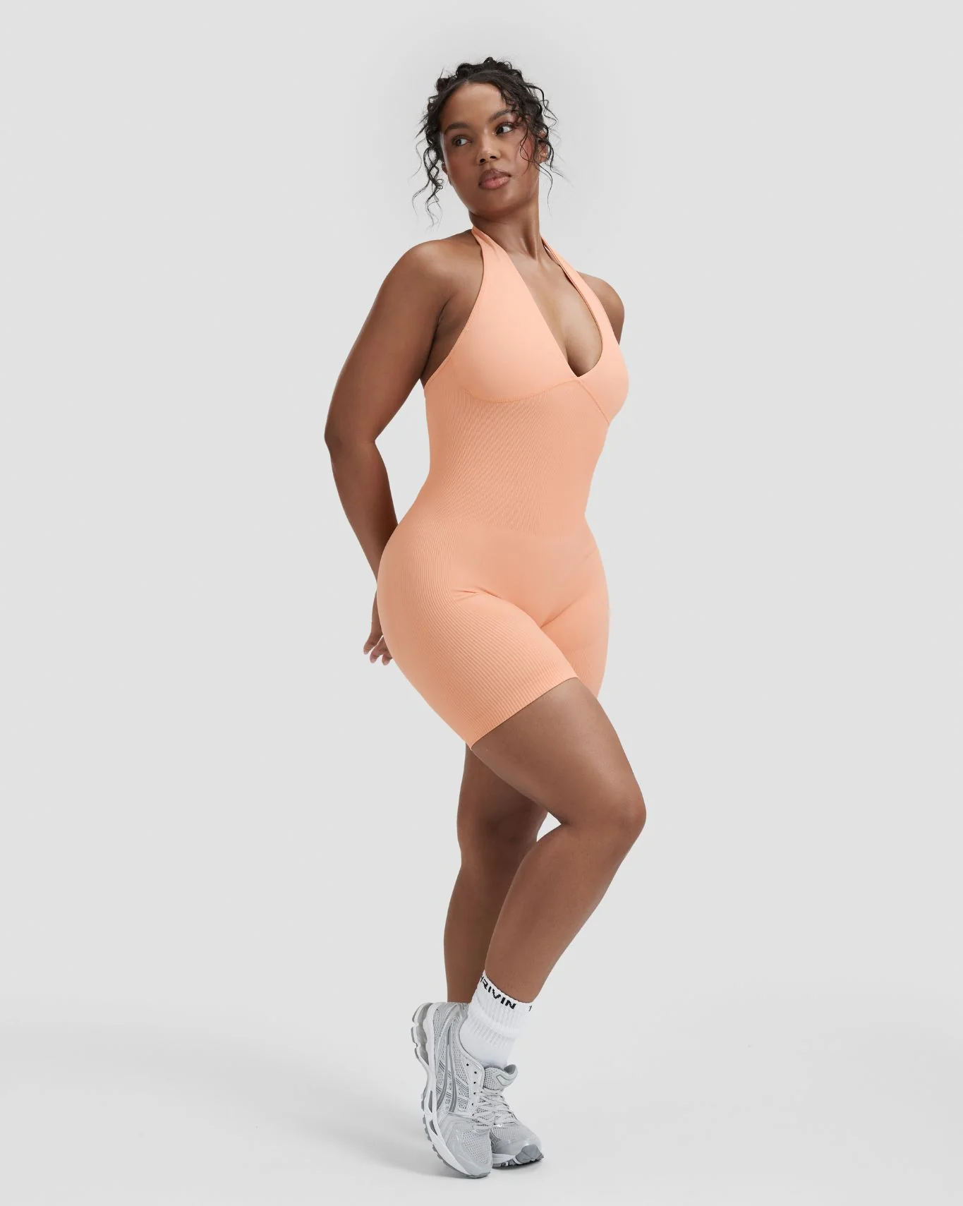 Elevate™ Sculpting Halterneck All In One | Melon Ice - Image 3