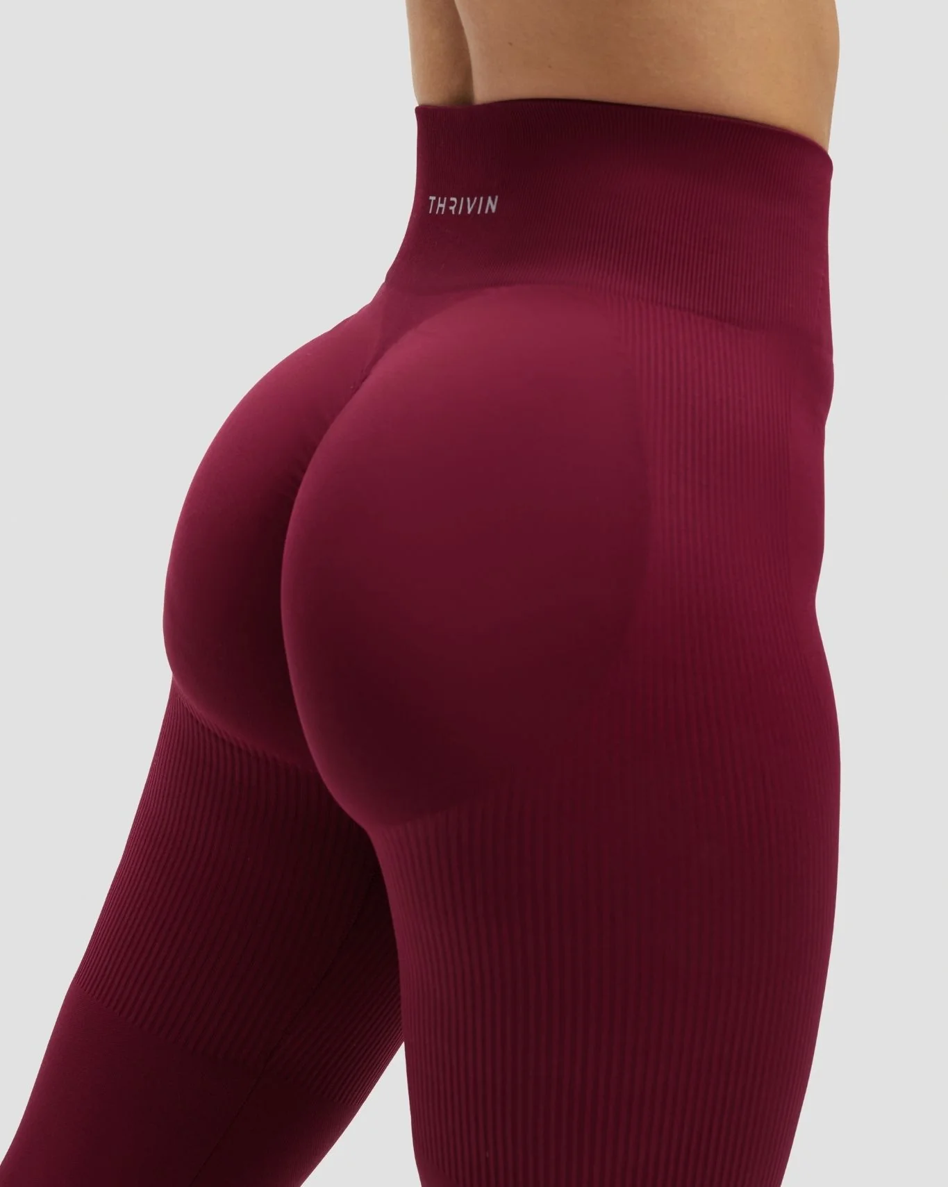 Elevate™ Sculpting High Waist Flare Leggings | Cherry Berry - Image 4