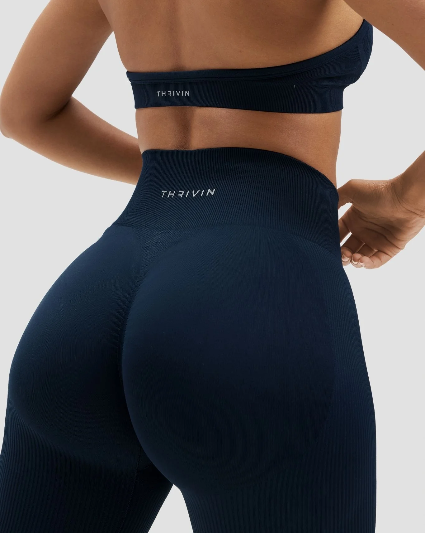 Elevate™ Sculpting High Waist Flare Leggings | Midnight Navy - Image 5