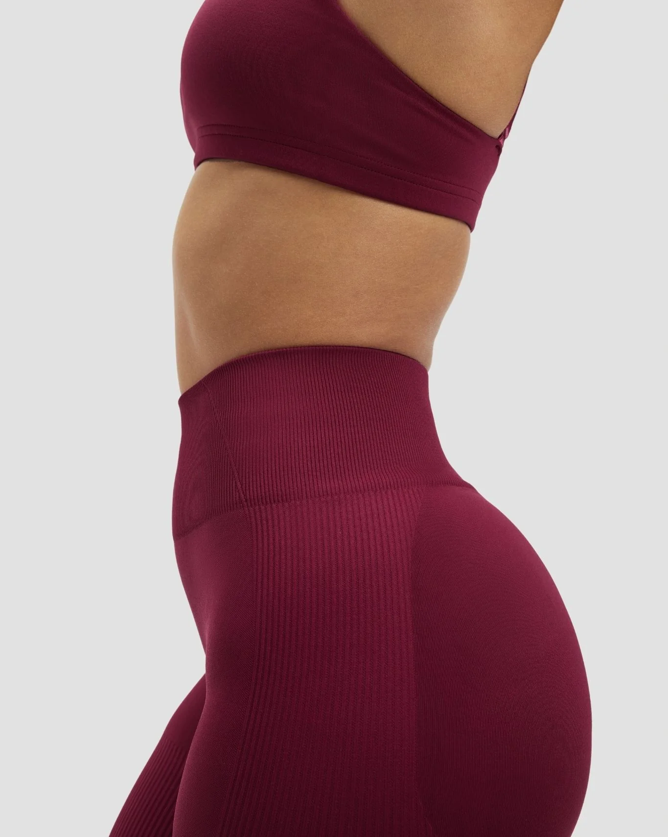 Elevate™ Sculpting High Waist Scrunch Shorts | Cherry Berry - Image 5