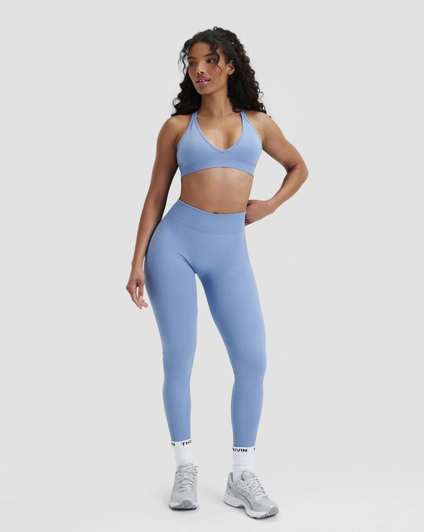 Elevate™ Sculpting Mid Waist Scrunch Leggings | Endless Sky - Image 3