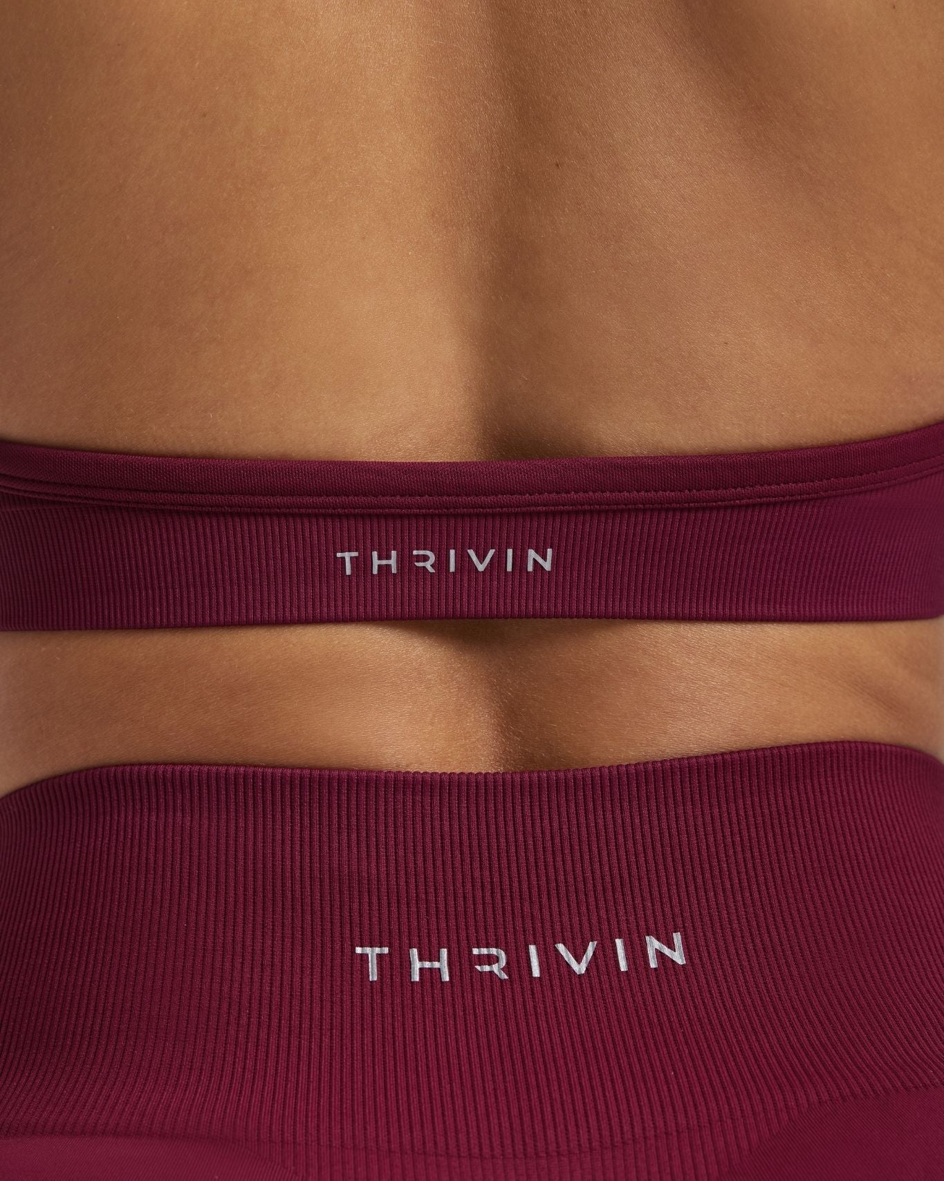 Elevate™ Sculpting Seamless Adjustable Halter Bra | Cherry Berry - Image 4