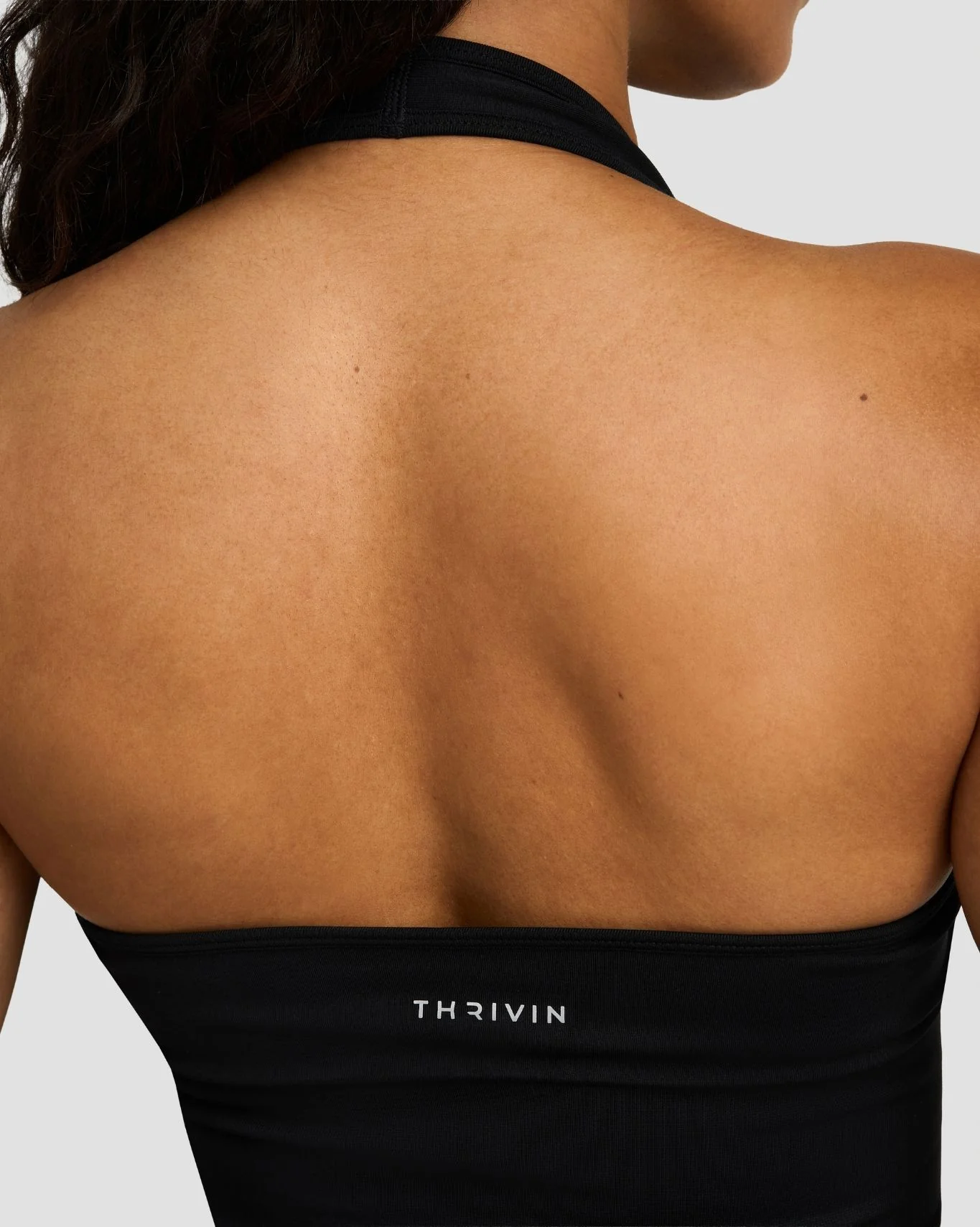 Elevate™ Sculpting Seamless Halterneck Top | Night Black - Image 5