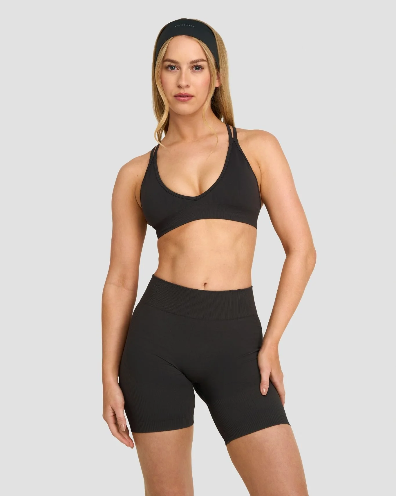 Elevate™ Sculpting Seamless High Apex Bra | Charcoal Grey - Image 5