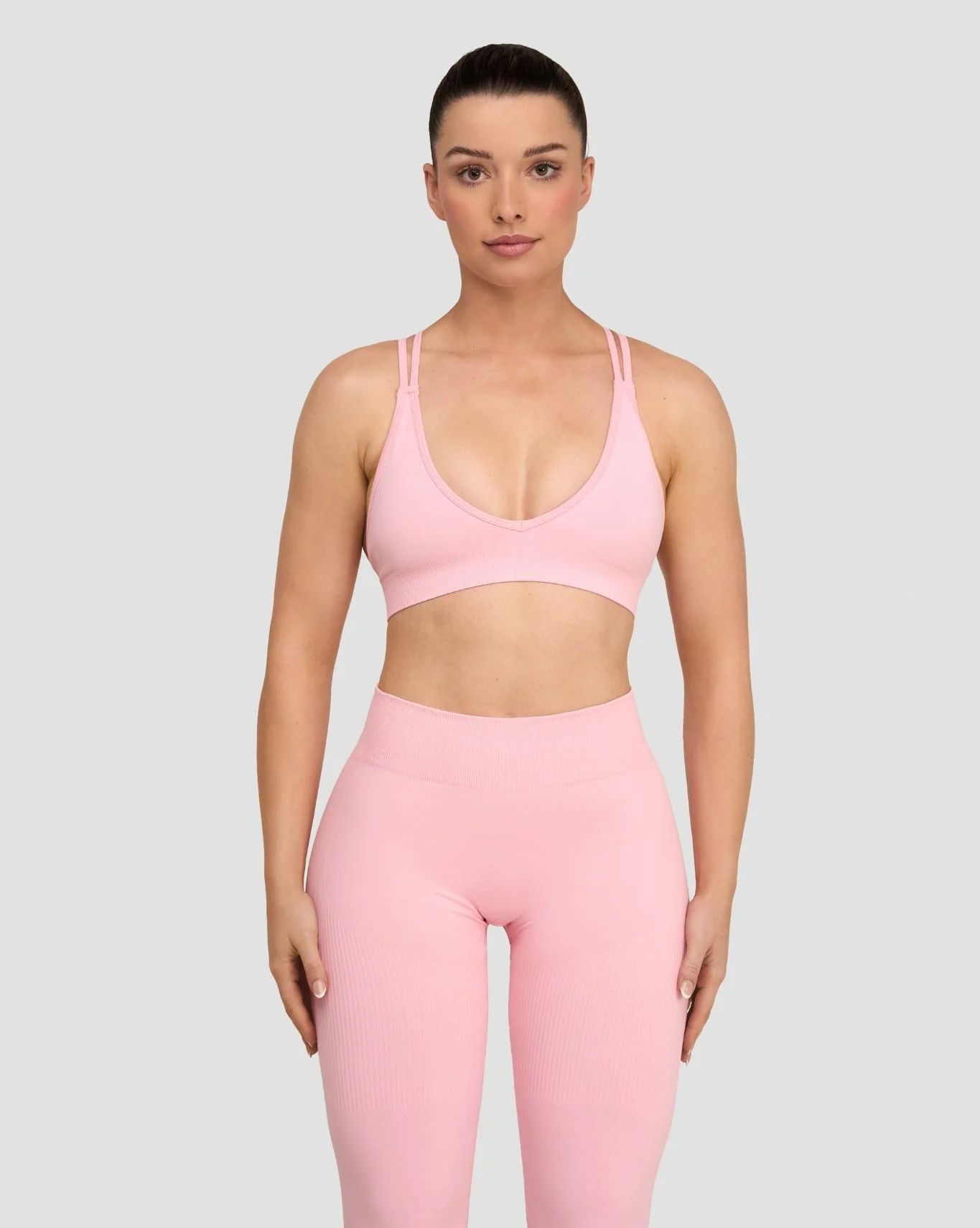 Elevate™ Sculpting Seamless High Apex Bra | Cotton Pink - Image 3