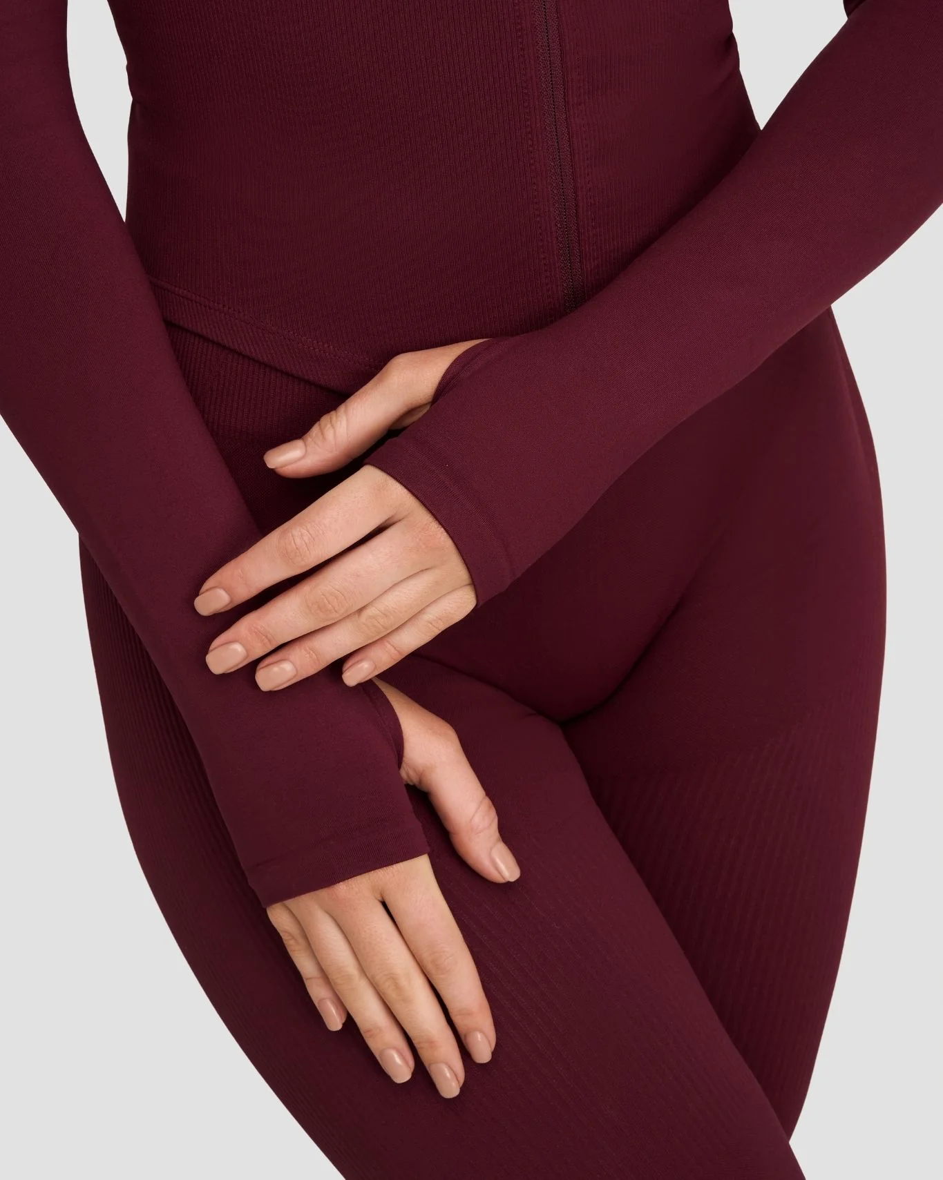 Elevate™ Sculpting Seamless Jacket | Merlot - Image 6