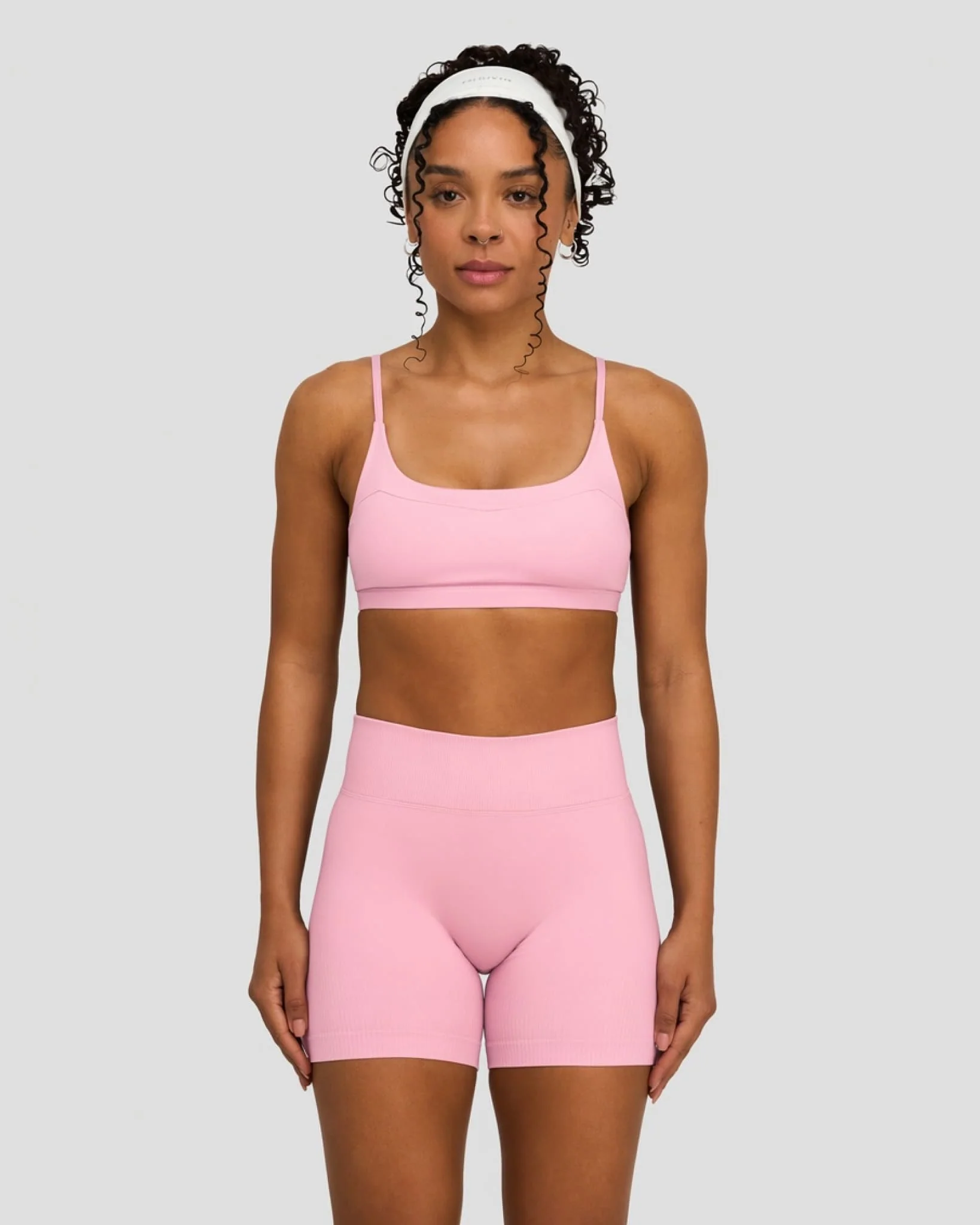 Elevate™ Sculpting Seamless Scoop Neck Bra | Cotton Pink - Image 5