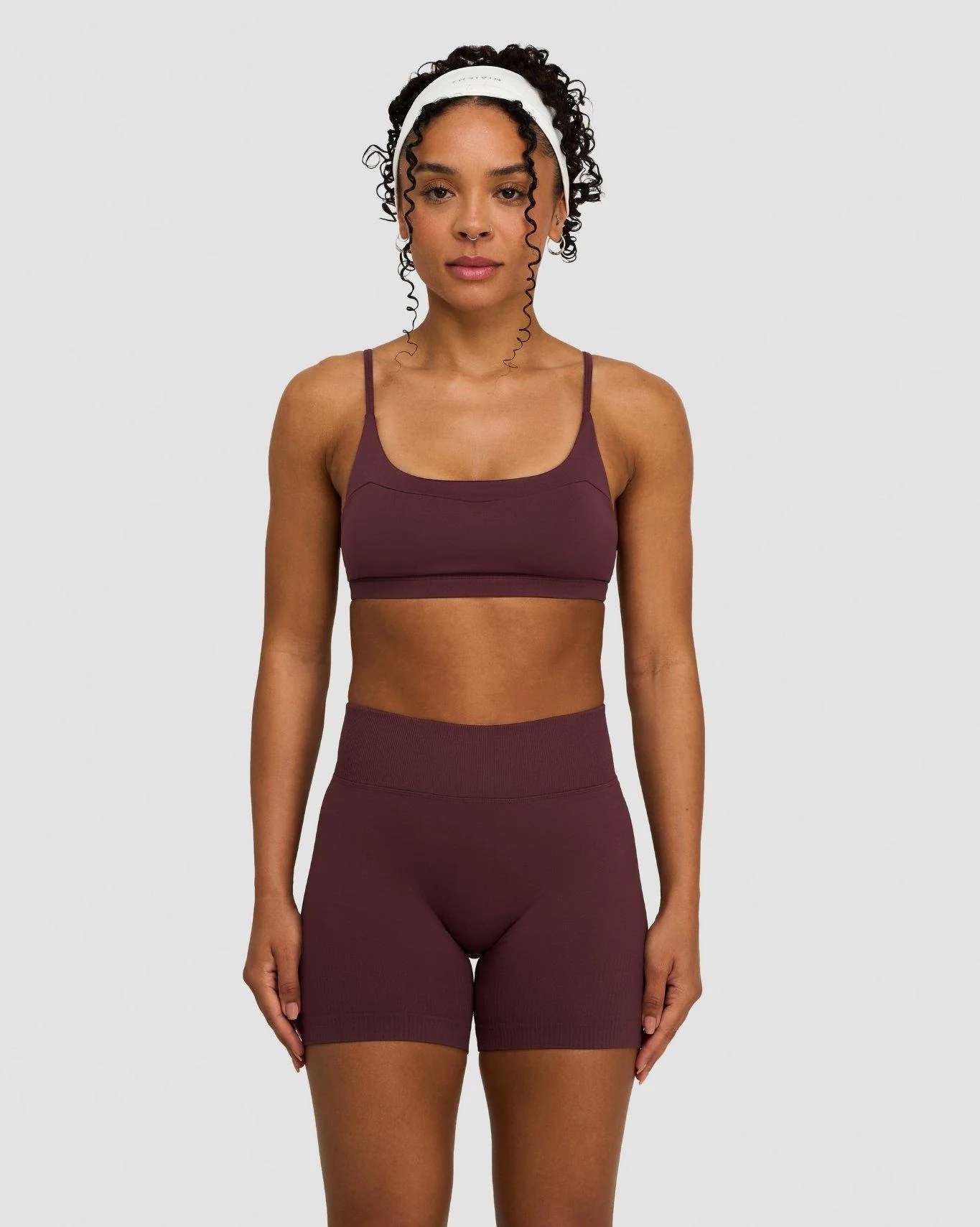 Elevate™ Sculpting Seamless Scoop Neck Bra | Dark Mauve - Image 3
