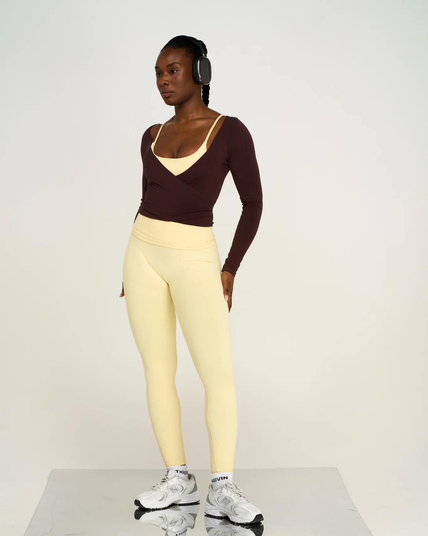 Elevate™ Sculpting Seamless Scoop Neck Bra | Golden Butter - Image 7