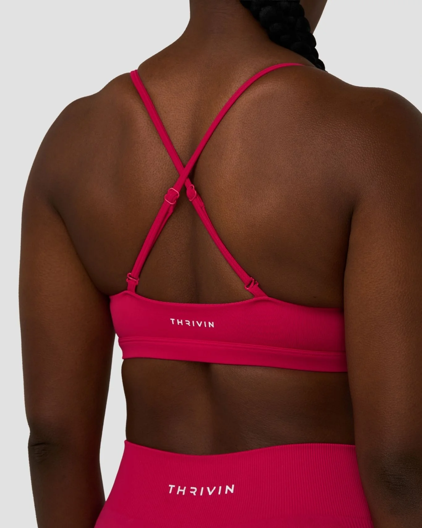 Elevate™ Sculpting Seamless Scoop Neck Bra | Strawberry - Image 4