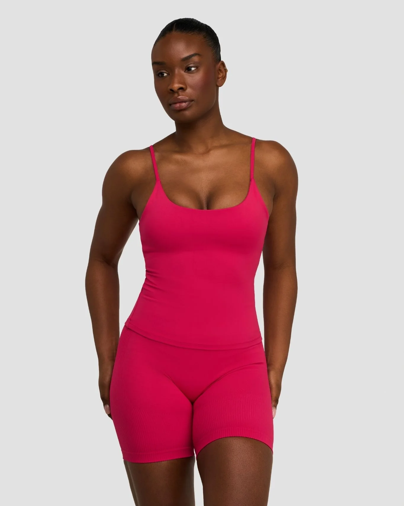 Elevate™ Sculpting Seamless Scoop Neck Cami | Strawberry - Image 3