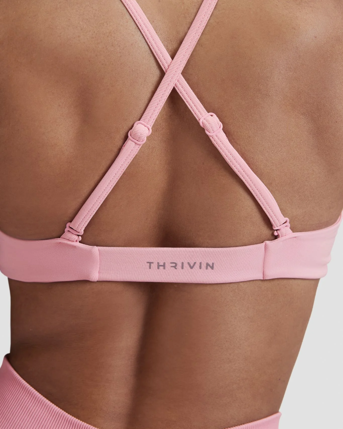 Elevate™ Sculpting Seamless Twisted Bra | Cotton Pink - Image 3